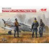 German Luftwafe Pilots (1939-1945) 3 Figures 1/32