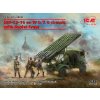 BM-13-16 on W.O.T. 8 chassis w. Soviet Crew  1/35