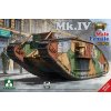 WWI Heavy Battle Tank Mk.IV 2 in 1(Sp. Ed.) 1/35
