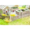 Pole fence for diorama 420x15mm Laser-Cut 1/72, HO