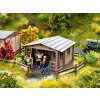 Garden hut Laser-Cut HO