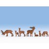 Lesná jelenia zver 7 ks HO