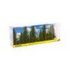 Diorama trees - coniferous 9 pcs 80-120mm high