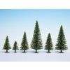Diorama trees - coniferous 25 pcs mix 50-140mm high