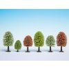 Diorama trees - deciduous spring 10 pcs mix 50-90mm high