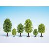 Diorama trees - deciduous 25 pcs mix 35-50mm high