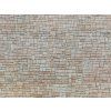 Steinmauer „Kalk“, 3D-Kartonstreifen 25 x 12,5 cm, HO