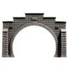 Profi tunnel portal 2-track 21 x 14cm HO