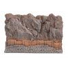 Rock with protective barriers for diorama 23 x 16cm 1/72 and HO