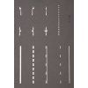 Road markings - set of templates and curve