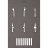 Road markings - set of templates and curve