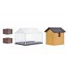 Greenhouse and garden house HO