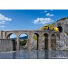 Steinviaduktbrücke mit Pfeilern HO