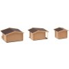 Garden cottages 3 pcs HO