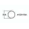 Radringe (Gummibänder) 12,5–13,8 mm, 10 Stück Roco