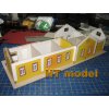Výpravná budova Malá Hraštice Laser Cut  HO   Igramodel