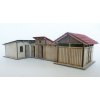 Sheds set Hraštice LaserCut HO