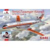 tupolev tu 104 airliner aeroflot kit2 1 144 1469 01 amodel 010