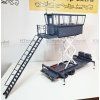 Mobiler Flughafen-Kontrollturm, Maßstab 1:12, Eigenbau