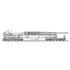railway gun leopold winter camouflage 1 72 hasegawa 30070 01