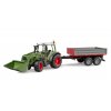 Traktor Fendt Vario 211 mit Frontlader und Anhänger 1/16