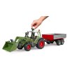Traktor Fendt Vario 211 mit Frontlader und Anhänger 1/16