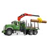 02824 mack granite timber truck with 3 trunks 1 16 bruder 03