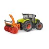 03017 claas axion 950 tractor with snow blower and snow chains 1 16 bruder 04
