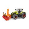 03017 claas axion 950 tractor with snow blower and snow chains 1 16 bruder 05
