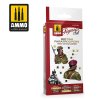 Ammo Figures Acrylic Paint Set - British Paratroopers Red Devils WWII