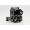 Scania CR 20 ND tractor, tmavo zelený 1/87