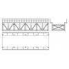 Railway bridge 200mm type 1 HO