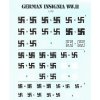 Set of Luftwaffe WW2 swastika decals in 1/72