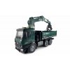 Amewi 22568 MERCEDES BENZ AROCS LICENCE CRANE TRUCK WITH TIPPER RTR GREEN 01