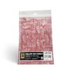 pink and gold marble square die cut marble tiles