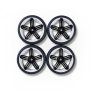 Kola Carson SC wheels 6S style (4) black 1/10