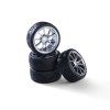 Carson wheel set 10 Sp.Design (4) silver 1/10