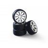 Kola Carson wheel set M-Design (4) white/black 1/10