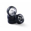 Carson wheel set 5 sp.design (4) black / chrome 1/10