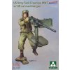 US Army Tank Crewman WW2 with .50 cal Machine Gun 1/16