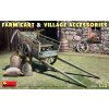 farm cart with village accessories 1 35 MINIART 35657 04