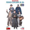french civilians 30 40s with resin heads 1 35 MINIART 38037 04