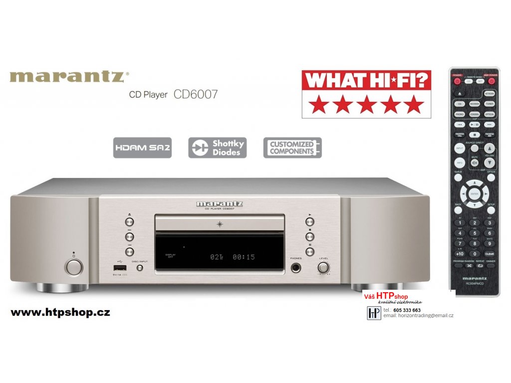 Marantz CD6007+ referenční CD STS Digital - Horizon Trading Prague sro