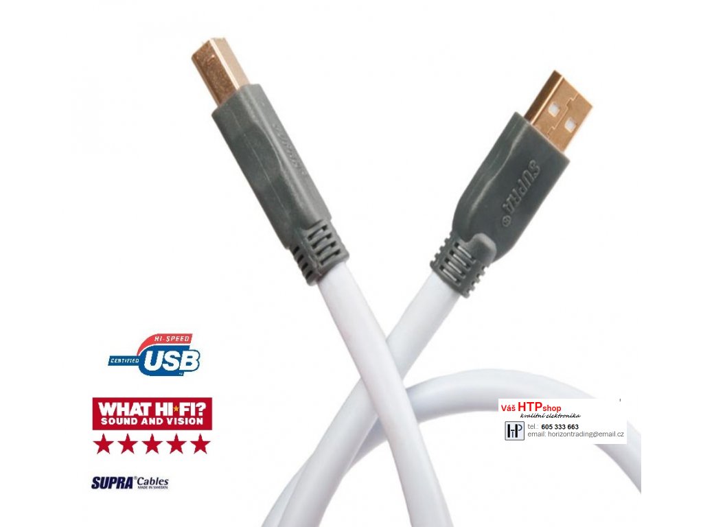 SUPRA USB 2.0 Hi-Speed Type A-B