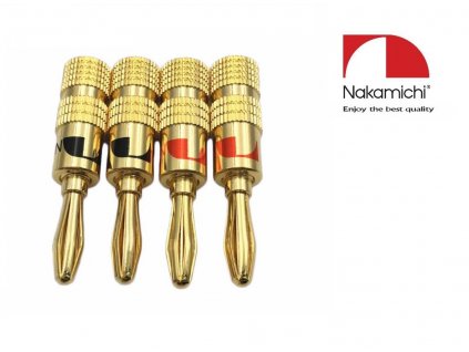 Nakamichi - Banana Plugs N0534B - Gold