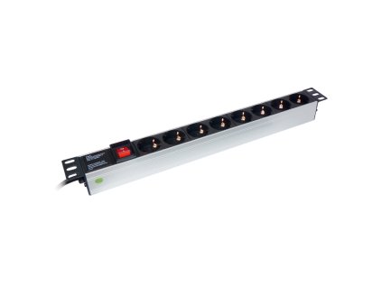 Blanko Aluminium 19" PDU