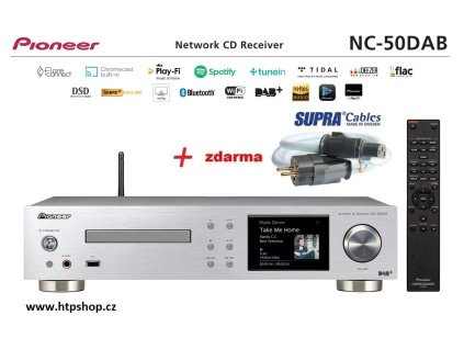 Pioneer NC 50DAB stříbrné provedení