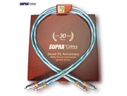 SUPRA SWORD ISL - AUDIO Anniversary 1,0m Výkon kabelu Sword ve vztahu k ceně je nepřekonatelný.
