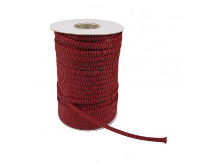 elecaudio nr 10 red braided sleeve nylon pp 07 15mm