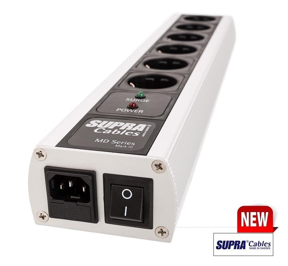 SUPRA MAINS BLOCK MD06-EU/SP Mk3.1 SWITCH